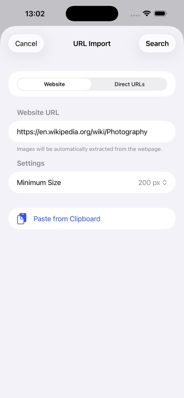 Screenshot 2 der App LayPic für iOS