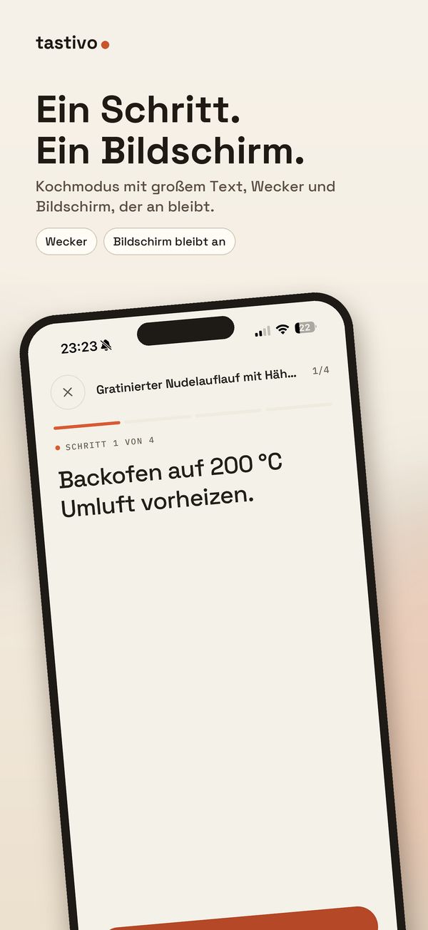 Screenshot 3 der App tastivo für iOS