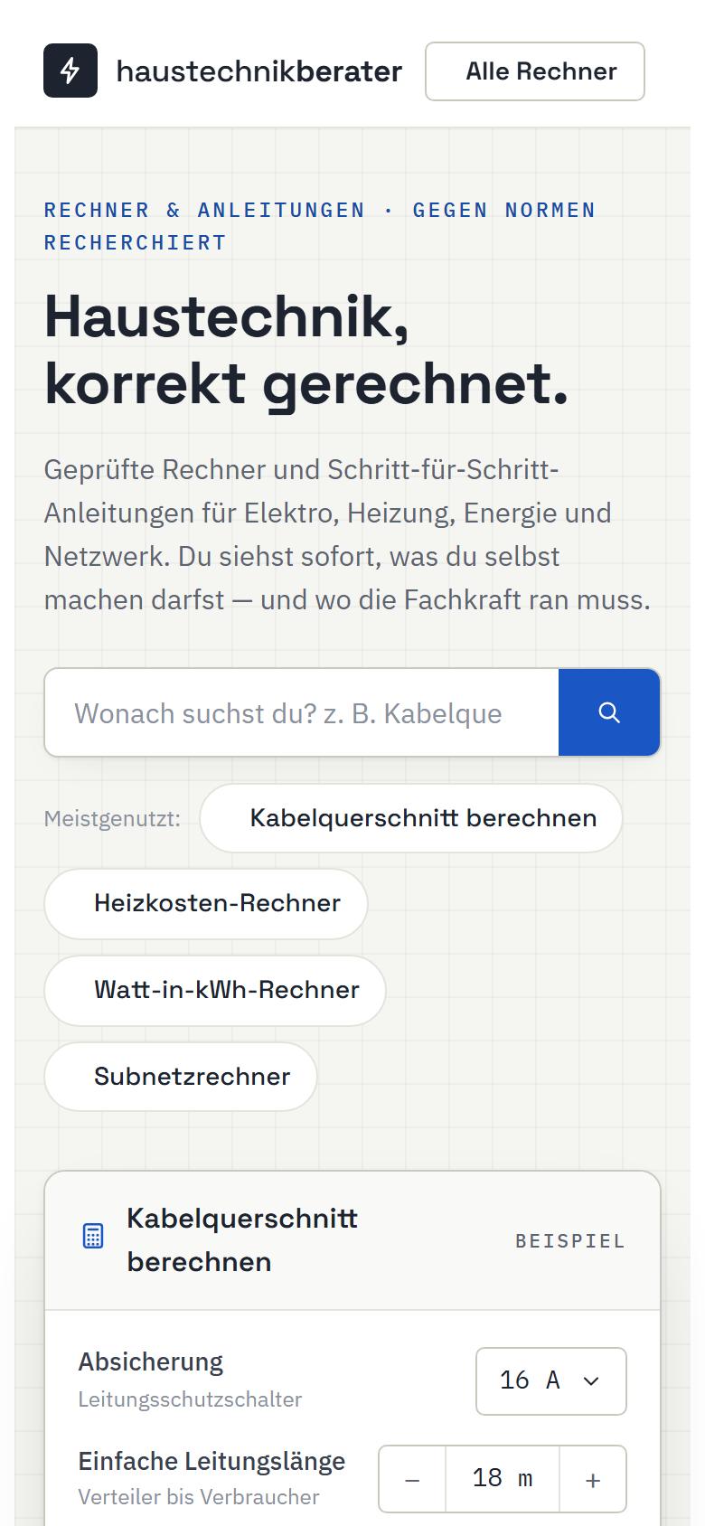Mobile Ansicht von haustechnikberater