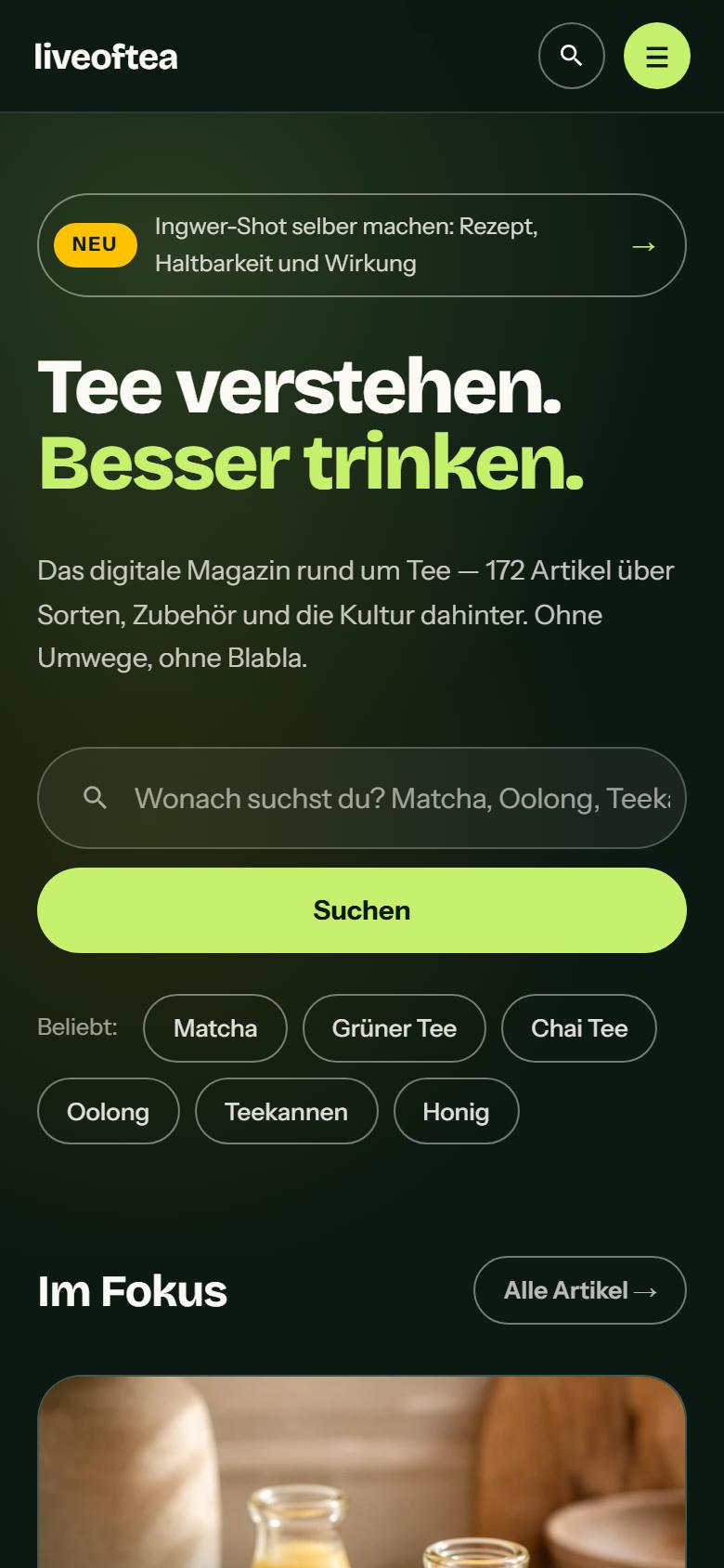 Mobile Ansicht von liveoftea