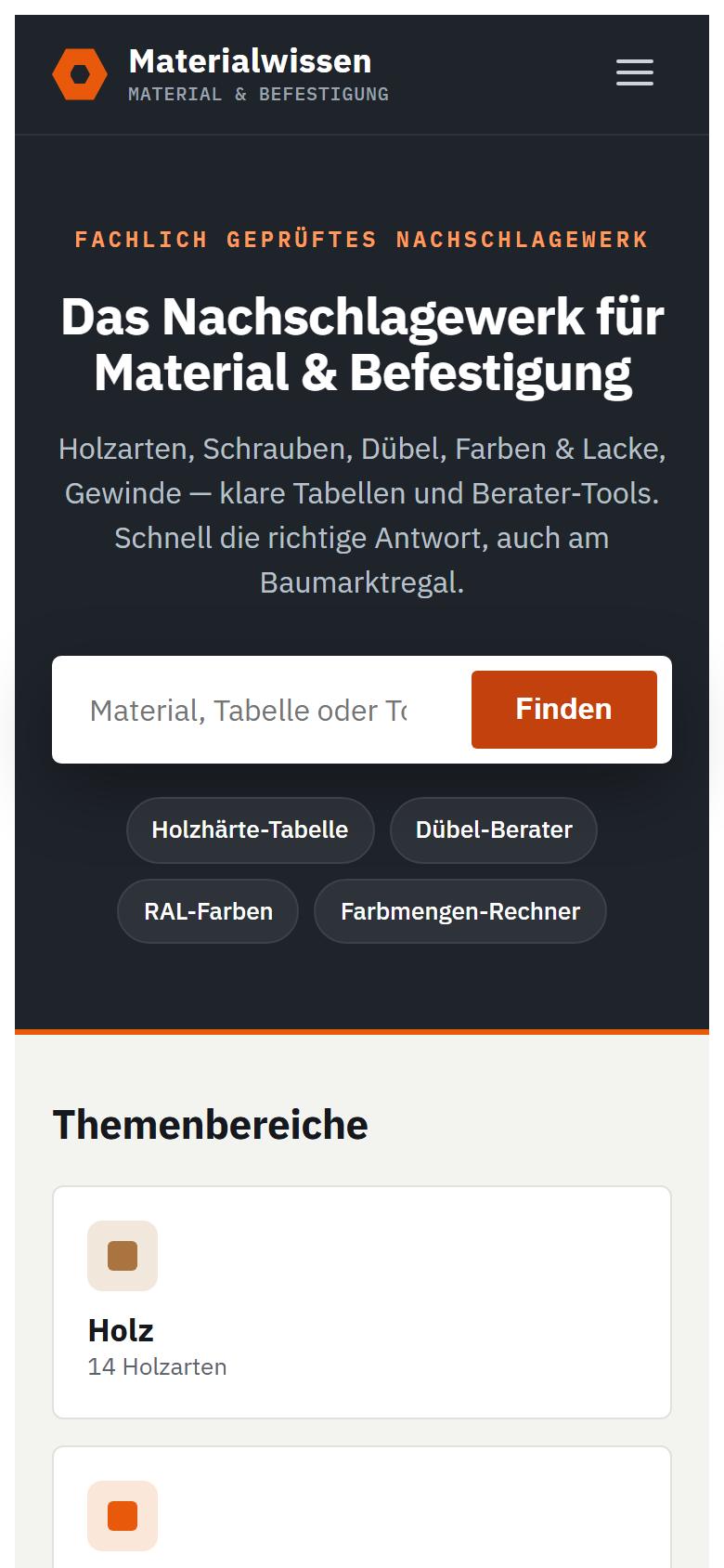 Mobile Ansicht von materialwissen