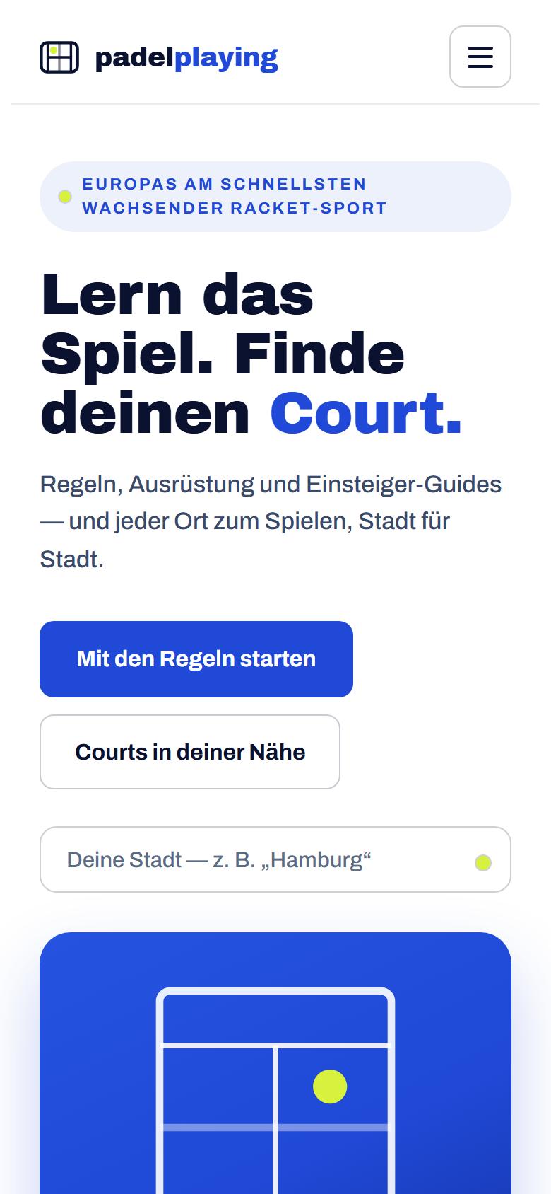Mobile Ansicht von padelplaying